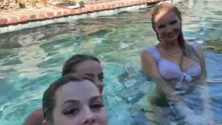 Emma Kotos Pool Livestream Video